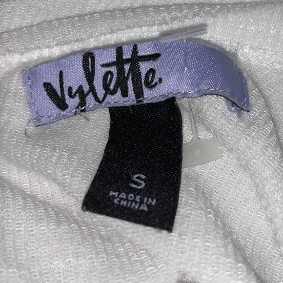 VYLETTE NEW SIZE SMALL WHITE ONE SHOULDER TANK TOP - Picture 5 of 6